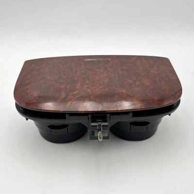 Portavasos Acura MDX 2001-2006 consola central portavasos de grano de madera OEM Foto 1 de 4