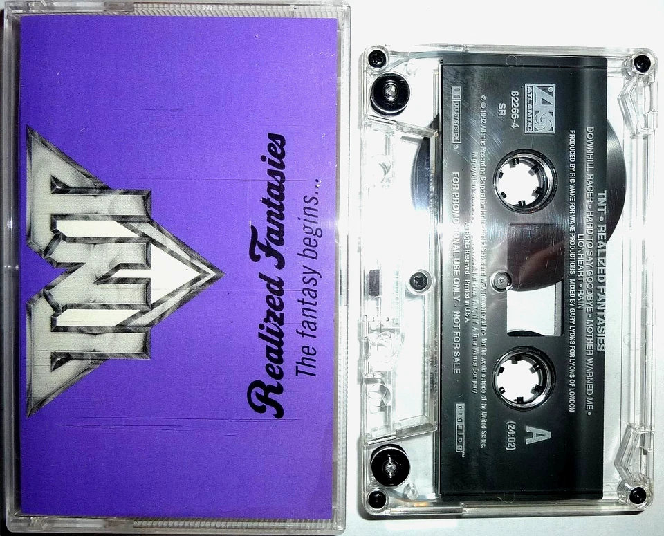 TNT - Realized Fantasies / MC Kassette / 1992 / USA / Promo / Hard Rock / Metal - Bild 1 von 1