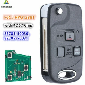 Folding Flip Remote key Fob for Lexus RX350 RX400h 2007 2008 2009 HYQ12BBT - Picture 1 of 4