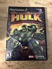 Incredible Hulk Ultimate Destruction (Sony PlayStation 2, 2005 PS2)-with Manual