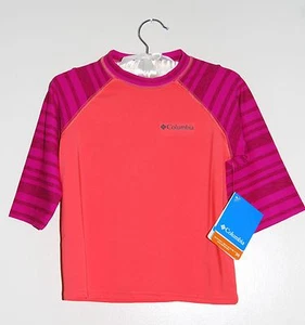 Costume da bagno Columbia ragazza arancione e viola Mini Breaker II protezione antieruzione taglia XS M nuovo con etichette - Foto 1 di 7