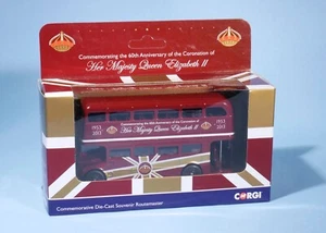 Corgi Routemaster Queen Elizabeth Coronation 60th Anniversary 1953-2013 CC82320 - Picture 1 of 3