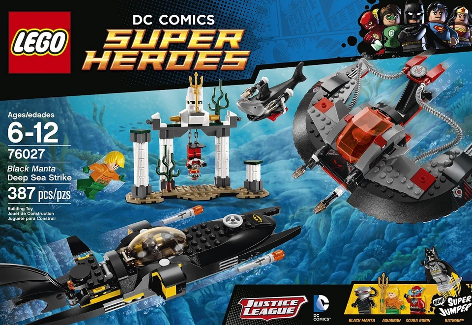 Lego Batman Nuevo Set Sellado 76027 DC Super Heroes Minifiguras Manta Negra Sea Strike Foto 1 de 1
