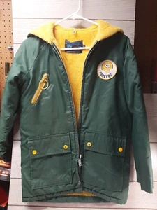 VINTAGE RARE 1970'S SEARS ROEBUCK Greenbay Packers JACKET KIDS YOUTH SIZE 14 - Picture 1 of 12
