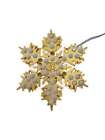 CHANEL #1 01A Snowflake brooch Accessories gold Ladies