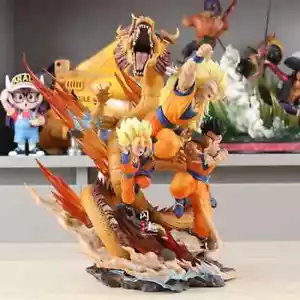 28 cm Dragon Ball Goku Gohan Goten Anime Figure Gk Dragon Fist Figure Super - Foto 1 di 8