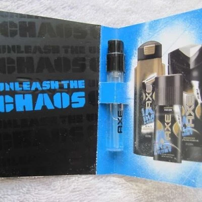 Axe Anarchy for Him Eau De Toilette Bomba Spray Muestra Fragancia .05 fl oz Caos Foto 1 de 4