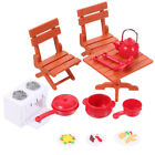 1 Set Doll House Micro Kitchen Utensil Doll House Cooking Layout Scene Props