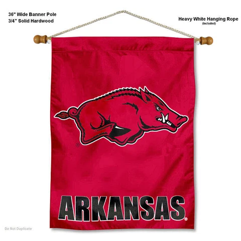 Arkansas Razorbacks Wall Hanging Banner Cover