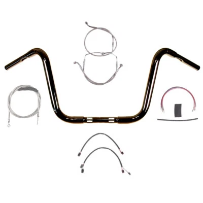 1 1 1/4 дюйма черный комплект подвески для обезьяны 12 дюймов 2014-2016 Harley-Davidson Road King без АБС - Изображение 1 из 2