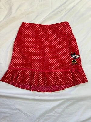 Walt Disney World Kids Red And White Polka Dot Minnie Mouse Skort Girls Size XL - Image 1 of 4