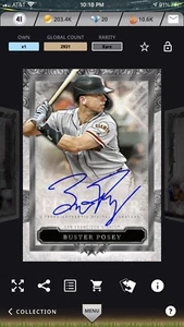 2020 2021 Topps Bunt DIGITAL FIVE STAR RARE Buster Posey - Picture 1 of 1