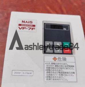 1PCS USED Panasonic inverter VF-7F series BFV70072F 220V 0.75KW - Picture 1 of 1