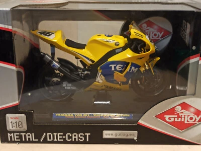Yamaha YZRM1 46 Team Camel - Valentino Rossi - Guiloy Die Cast Bike  1:10 - Immagine 1 di 4