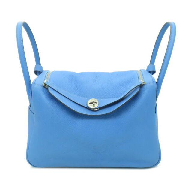 Hermes Blue Indigo Lindy 26 Bag – The Closet