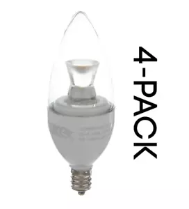 4-Pack Eiko 10008 LED5WB11/E12/830-Dim-G8 4.5W 350 Lumen 3000K Led Bulb - Picture 1 of 1