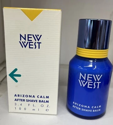 New West By Aramis Arizona Calm After Shave Balm 3,4 fl oz 100 ml Novo em folha Raro - Imagem 1 de 2