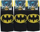 3 Męskie skarpetki z logo Batmana Bawełna Oficjalne komiksy DC Nowość Skarpetki z postaciami UK 6-11