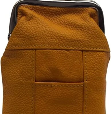 皮革香烟盒包支架普通或100年代打火机口袋(热粉色) — 第 1/4 张图片