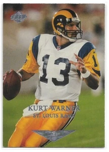Collector's Edge 1999 primer lugar promoción plata #201P Kurt Warner radiocontrol St. Louis Rams - Imagen 1 de 2