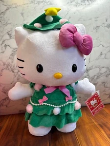 NWT New Hello Kitty San Rio Holiday Greeter Christmas Stuffed Animal Plush Toy - Picture 1 of 13