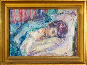 EMIL VÉN (FIUME, 1902 - 1984, BUDAPEST): The sleeping boy - Bild 1 von 7