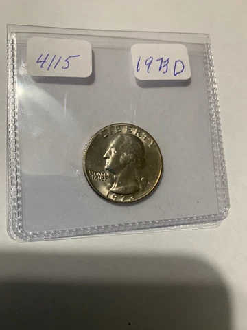 1873 D WASHINGTON QUARTER Cover