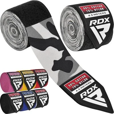 Boxing Hand Wrap by RDX, 4.5m Thumb Loop Boxing Bandage, Inner Glove, Wrist Wrap - Image 1 of 3
