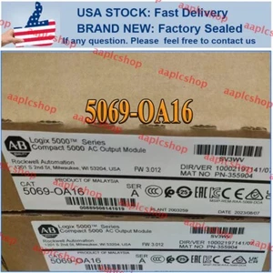 New Factory Sealed AB 5069-OA16 SER A Compact 5000 AC Output Module 5069OA16 - Picture 1 of 7