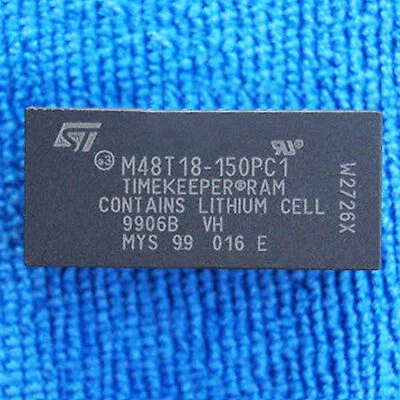 GCSUPERMARKET 1PCS/5PCS M48T18-150PC1 M48T18 48T18-150PC1 DIP-28 CMOS 8K x 8 TIMEKEEPER SRAM