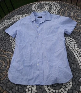 APC Shirt Small S Short Sleeve Striped - Picture 1 of 6