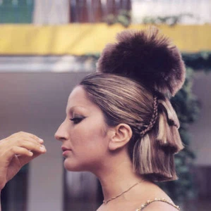 Mina wearing a wig 1969 Historic Old Photo 1 - Bild 1 von 1