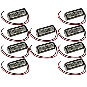 10x Exell EBC-4/5A-W 1.2V Custom NiCd 400mAh Battery Pack w/ 5" Bare Wire Leads - Picture 1 of 3