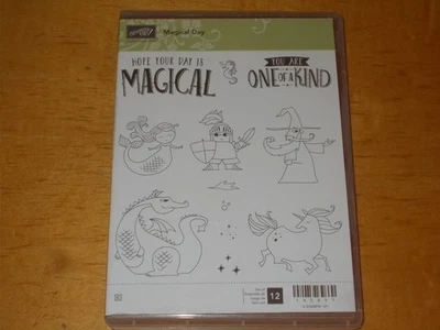 Stampin'Up! Juego de sellos de montaje transparente y troqueles de coordinación MAGICAL DAY Foto 1 de 3