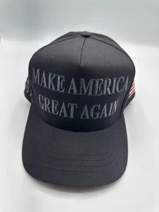 Auténtico sombrero de camionero Cali-Fame MAGA 45-47 Trump negro hecho en Estados Unidos talla única - Imagen 1 de 6