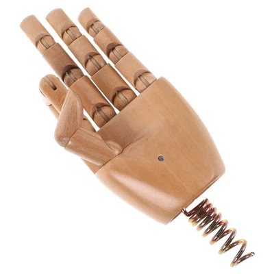  Holz Gelenk Figur Künstler Zeichnung Puppe Links Hand Modell Gelenk Mannequin - Bild 1 von 4