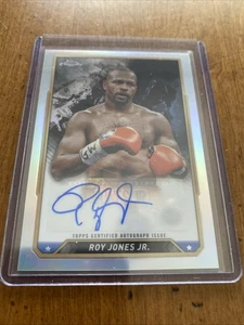 2024 Topps Chrome Boxing Roy Jones Jr Refractor Auto CBA-RJJ - Picture 1 of 8