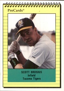 Scott Brosius 1991 ProCards #2310 RC Tacoma Tigers *AutographDen* - Picture 1 of 2
