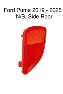 Ford Puma  Passenger Left NS   In Bumper Reflector Red NS  2021 - 2024 . B4 - Picture 1 of 3