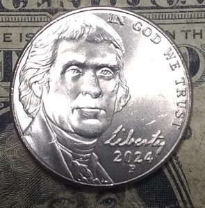 2024-P Jefferson Nickel BU - Picture 1 of 2