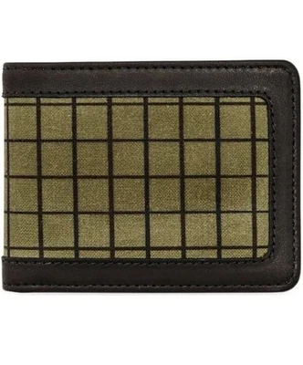 FILSON TIN CLOTH OUTFITTER WALLET 20242583 MADE IN USA Flyway Green Bridle Card - Image 1 of 4