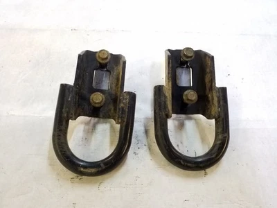 Conjunto de ganchos de reboque dianteiros pretos | Compatível com 2010-2017 Ford Expedition / Lincoln Navigator - Imagem 1 de 4