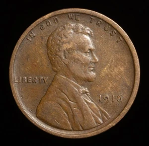 1916 Lincoln Wheat Cent.  SEHR SCHÖNER CENT MIT FRÜHEM DATUM. - Bild 1 von 5