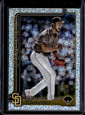 2025 Topps Yu Darvish Confetti #323 Padres - Image 1 of 2