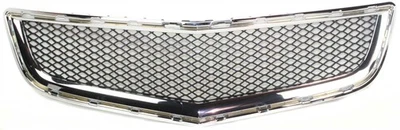 Bumper Grille For 2009-2012 Chevrolet Traverse Chrome Shell with Black Insert — 第 1/4 张图片