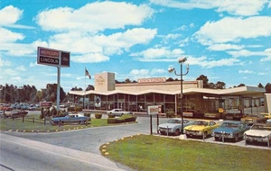 1974 FL Jacksonville North Florida Lincoln Mercury Dealership Mint Postkarte N91 - Bild 1 von 2