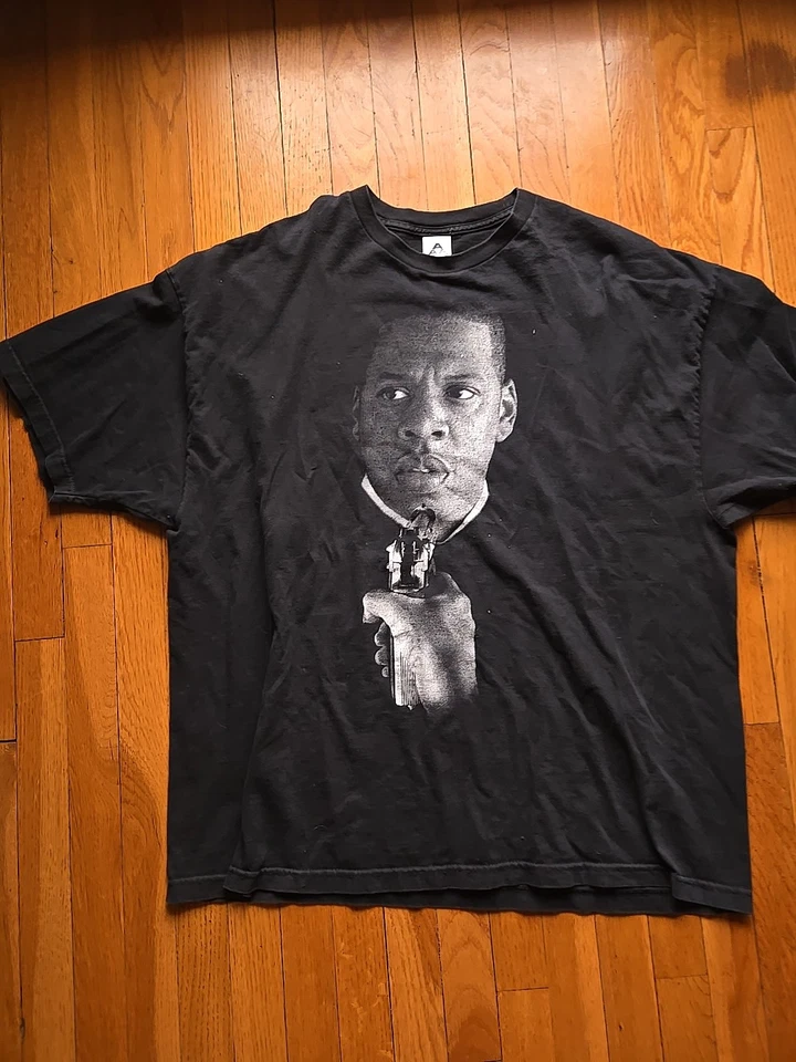 Vintage Jay-Z Rap Tee T-Shirt Boot Very Rare Reasonable doubt 3XL - Image 1 of 4
