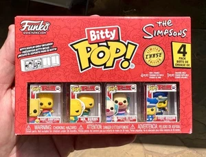 SIMPSONS funko bitty pop CHASE edition BART MR BURNS KRUSTY WIGGUM CHASE rare !! - Picture 1 of 10