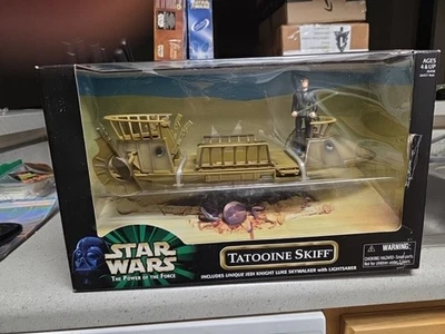 NEW SEALED Star Wars Power of the Force Tatooine Skiff Jedi Luke Skywalker POTF - Image 1 of 4