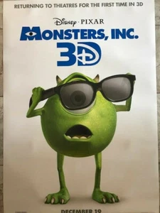 Monsters, Inc. Original Movie Poster Double Sided - 27x40 - Bild 1 von 1